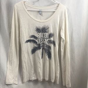 Techstyles sportswear Long Sleeve graphic tee sz M